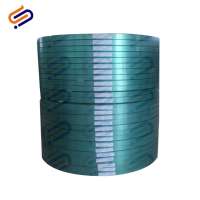 Steel plastic strip for optical fibre cable