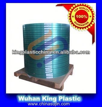 Cable shielding copolymer coated steel coil